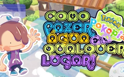 Pokémon Pokopia como fazer água