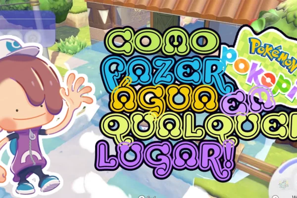 Pokémon Pokopia como fazer água