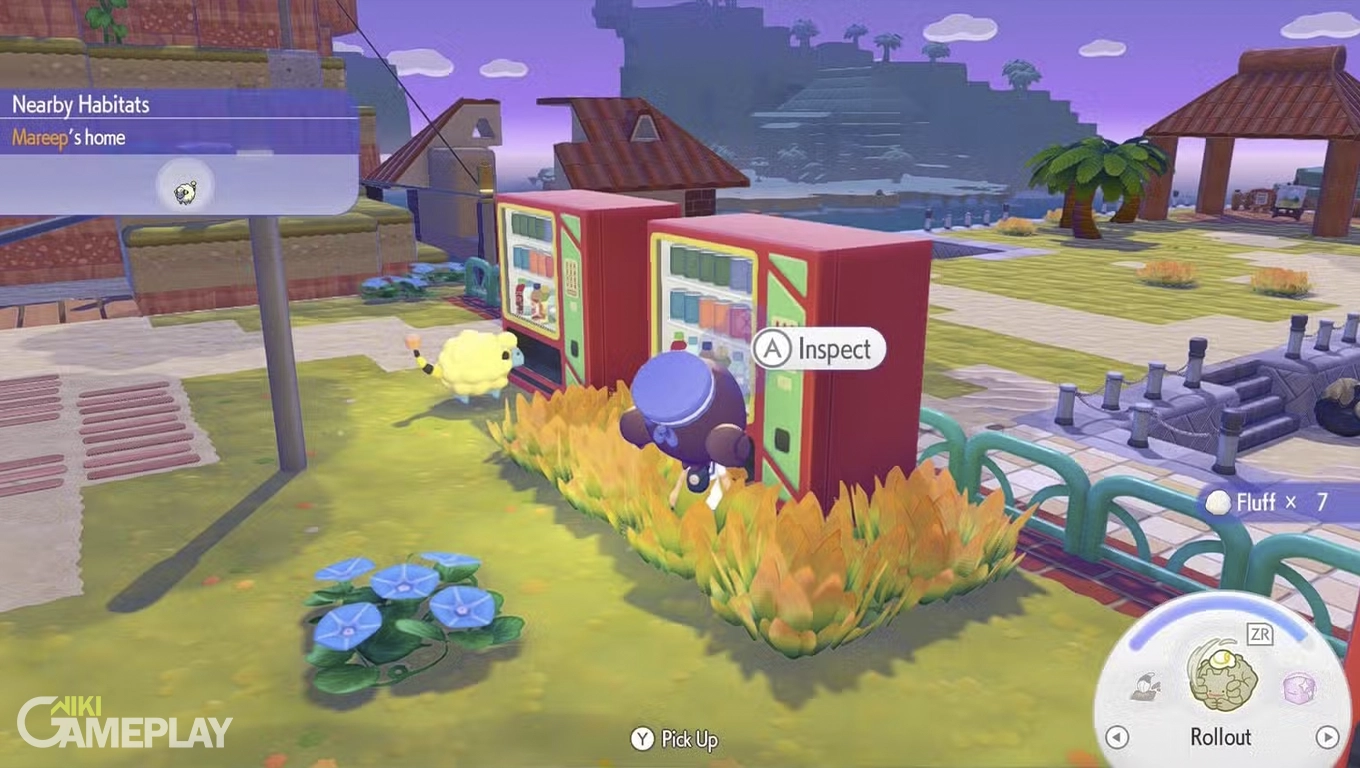 Como criar água usando máquinas de bebidas em Pokémon Pokopia Máquinas de venda de bebidas em Pokémon Pokopia usadas para criar diferentes tipos de água