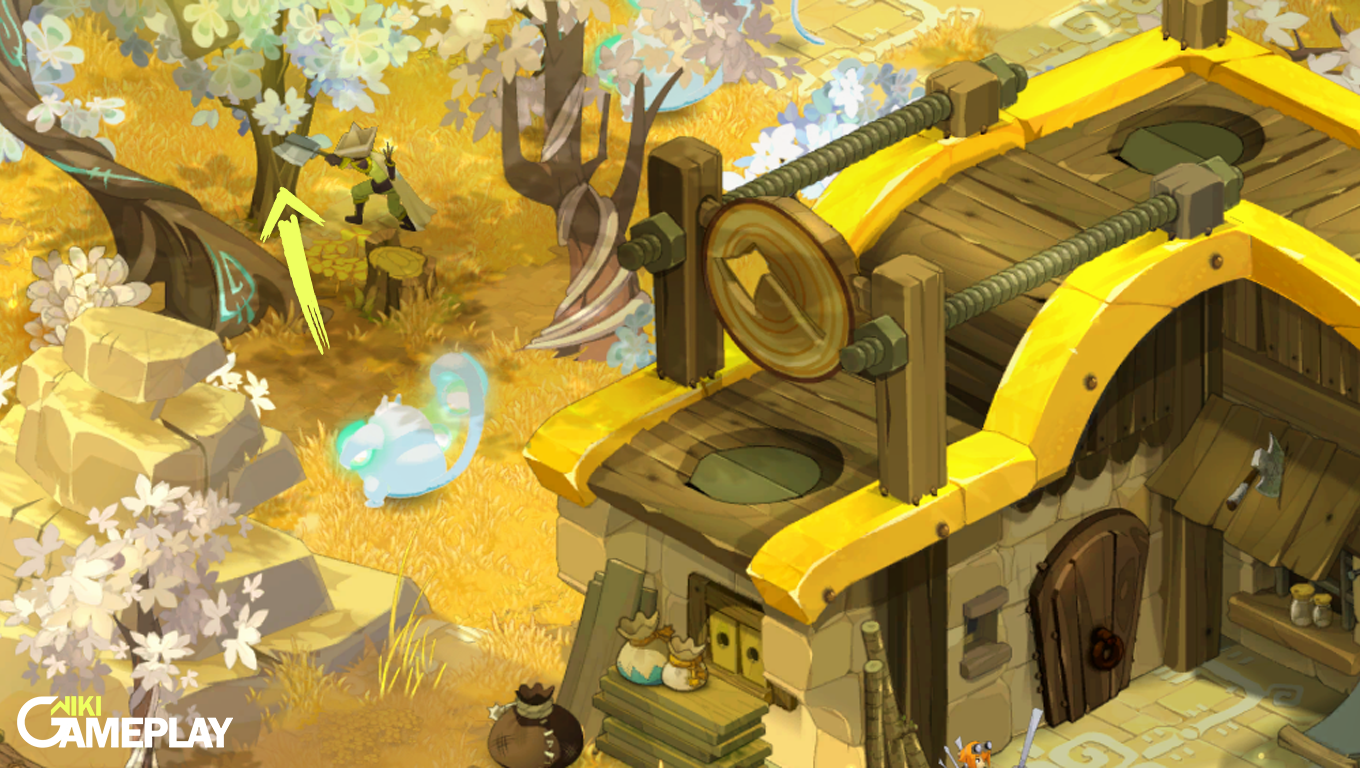 COmo coletar madeira de freixo em Dofus