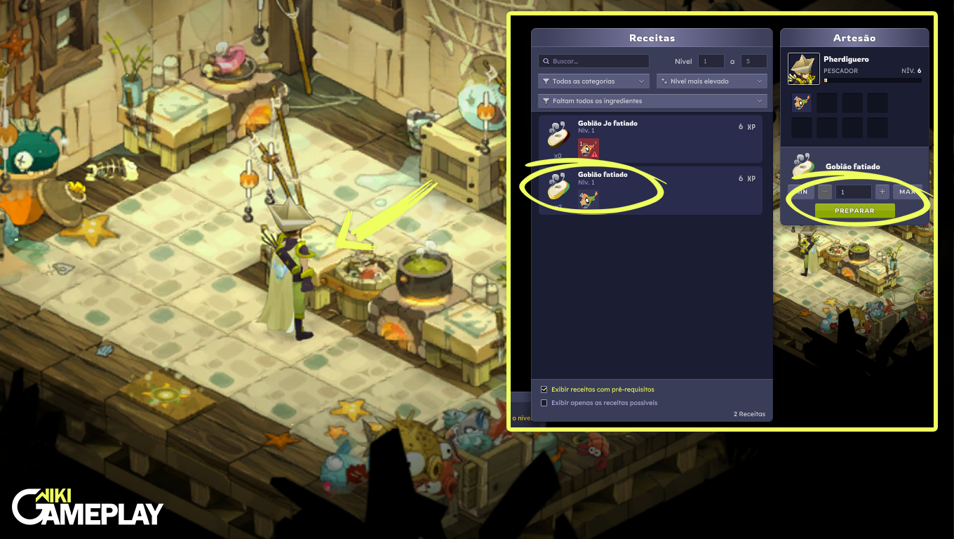 Assanodo peixe em dofus
