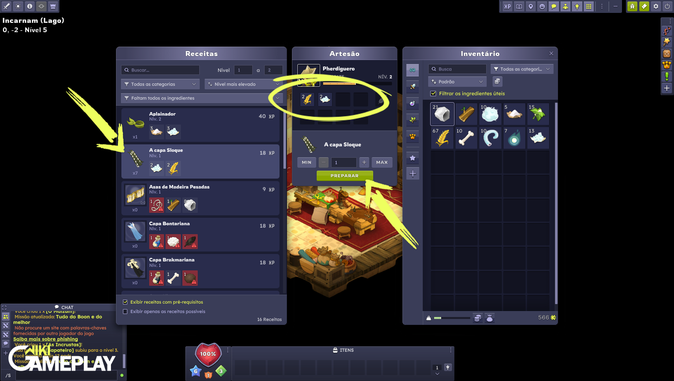 Como Criar a Capa Sloque em Dofus