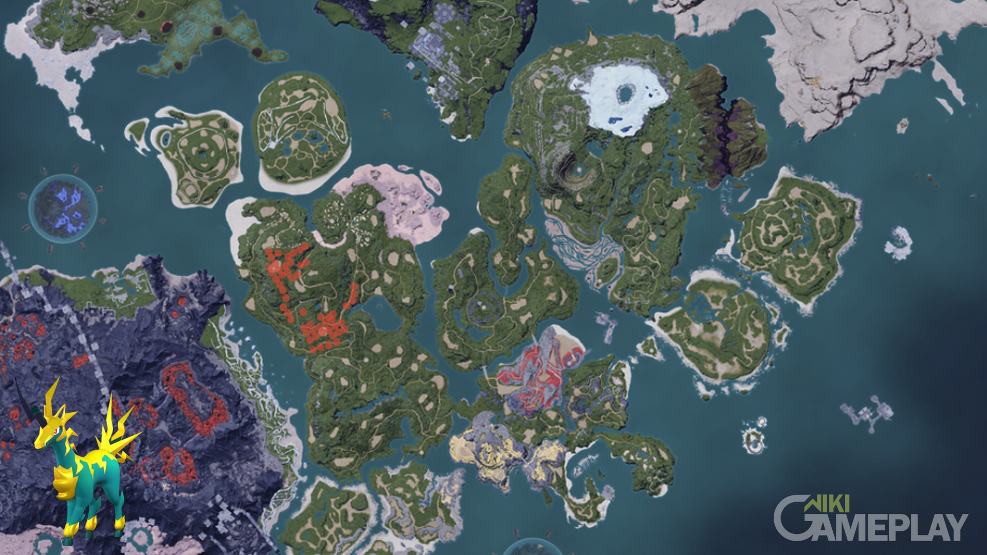 Onde encontrar Univolt em PALWORLD