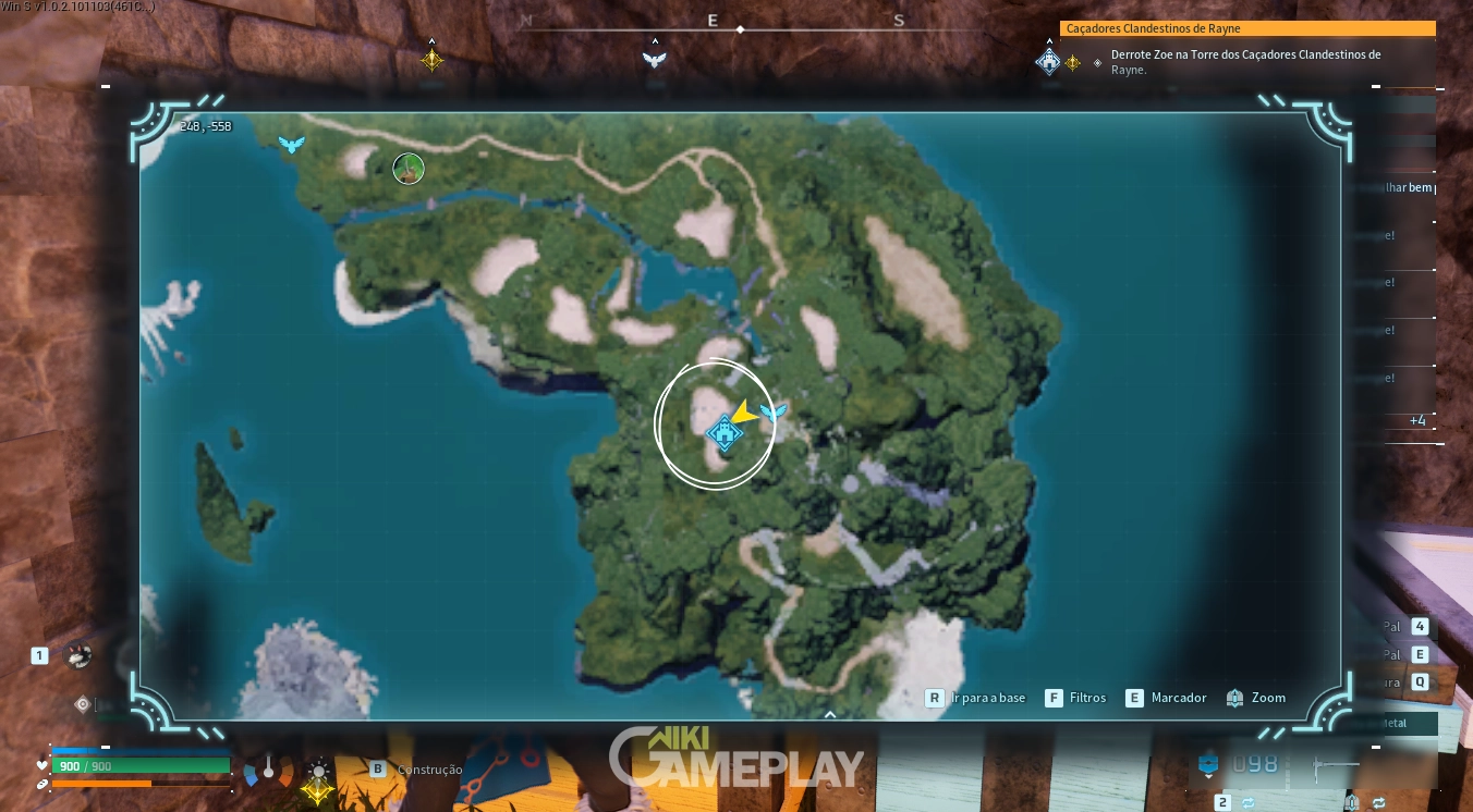 Melhor área para criar base em Palworld