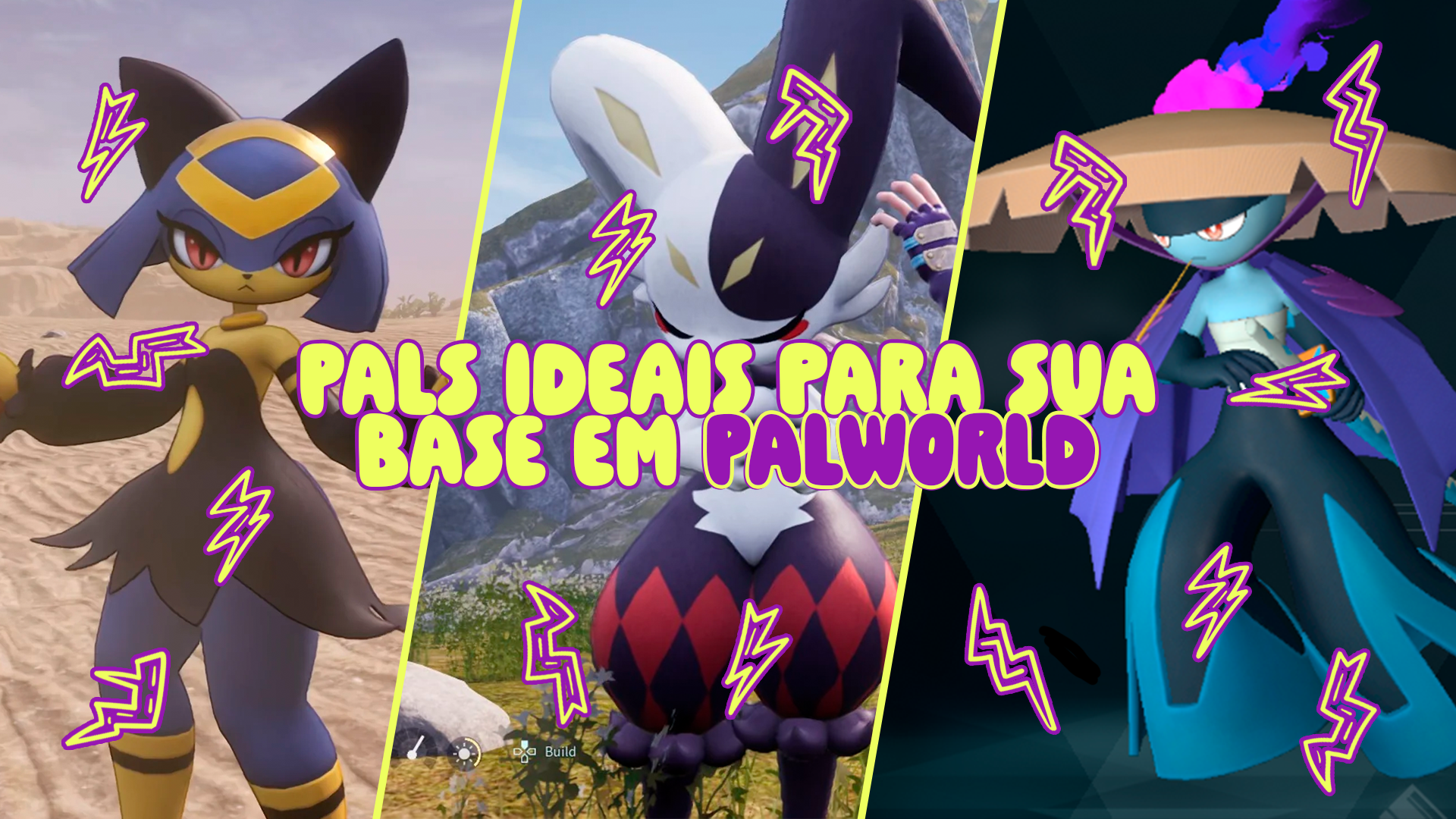 Os Melhores Pals para Base em Palworld