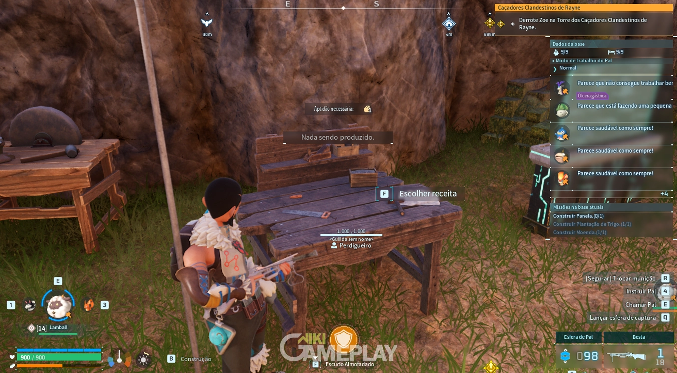 Criar a Bancada de Trabalho Primitiva (Primitive Workbench)